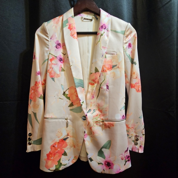 Marciano floral soft blazer size 0 - Picture 1 of 8